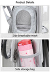 Sac de Transport pour Chat – Sac Transparent et Respirant 🐾