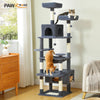 Arbre à Chat XXL – Griffoirs en Sisal, Hamac Spacieux, Plates-formes Rembourrées & Condos pour Chats d’Intérieur 🐾