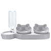 Distributeur 3 en 1 pour Chat – Nourriture & Eau 🐾 PawFectly