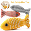 Jouets Poissons à la Cataire pour Chat – Coussin Interactif 🐾🐟