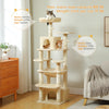 Arbre à Chat XXL – Griffoirs en Sisal, Hamac Spacieux, Plates-formes Rembourrées & Condos pour Chats d’Intérieur 🐾