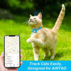 Collier pour Chat Compatible Apple AirTag – Sécurité & Confort avec Clochette et Boucle Anti-Étranglement 🐱