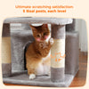 Arbre à Chat XXL – Griffoirs en Sisal, Hamac Spacieux, Plates-formes Rembourrées & Condos pour Chats d’Intérieur 🐾