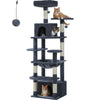 Arbre à Chat XXL – Griffoirs en Sisal, Hamac Spacieux, Plates-formes Rembourrées & Condos pour Chats d’Intérieur 🐾