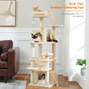 Arbre à Chat XXL – Griffoirs en Sisal, Hamac Spacieux, Plates-formes Rembourrées & Condos pour Chats d’Intérieur 🐾