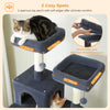 Arbre à Chat XXL – Griffoirs en Sisal, Hamac Spacieux, Plates-formes Rembourrées & Condos pour Chats d’Intérieur 🐾