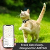 Collier pour Chat Compatible Apple AirTag – Sécurité & Confort avec Clochette et Boucle Anti-Étranglement 🐱