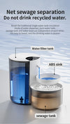 Fontaine à Eau Automatique Sans Fil 3L – Rechargeable, Distributeur Intelligent pour Chats & Chiens, Minuteur Intégré 💧🐾