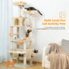 Arbre à Chat XXL – Griffoirs en Sisal, Hamac Spacieux, Plates-formes Rembourrées & Condos pour Chats d’Intérieur 🐾