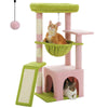 Arbre à Chat Compact – Condo, Hamac, Griffoirs & Échelle PawsFectly