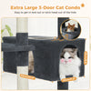 Arbre à Chat XXL – Griffoirs en Sisal, Hamac Spacieux, Plates-formes Rembourrées & Condos pour Chats d’Intérieur 🐾