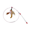 Canne à Pêche Interactive pour Chat – Jouet avec Poisson, Plumes & Clochette, Tête Remplaçable 🐾