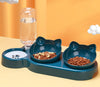 Distributeur 3 en 1 pour Chat – Nourriture & Eau 🐾