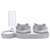 Distributeur 3 en 1 pour Chat – Nourriture & Eau 🐾
