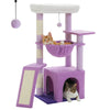 Arbre à Chat Compact – Condo, Hamac, Griffoirs & Échelle PawsFectly