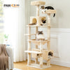 Arbre à Chat XXL – Griffoirs en Sisal, Hamac Spacieux, Plates-formes Rembourrées & Condos pour Chats d’Intérieur 🐾