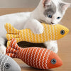 Jouets Poissons à la Cataire pour Chat – Coussin Interactif 🐾🐟