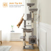 Arbre à Chat XXL – Griffoirs en Sisal, Hamac Spacieux, Plates-formes Rembourrées & Condos pour Chats d’Intérieur 🐾